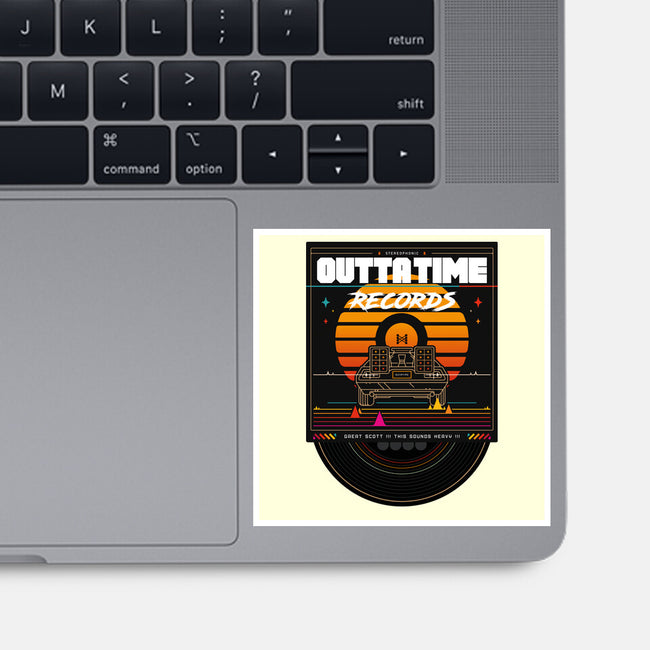 Outta Time Records-None-Glossy-Sticker-BadBox