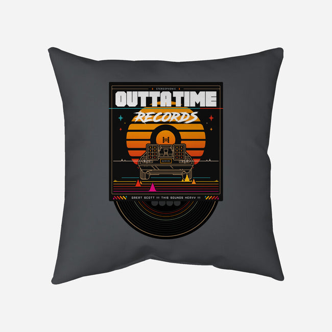 Outta Time Records-None-Removable Cover w Insert-Throw Pillow-BadBox