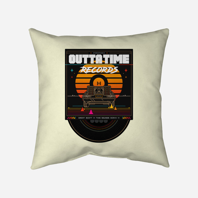 Outta Time Records-None-Removable Cover w Insert-Throw Pillow-BadBox