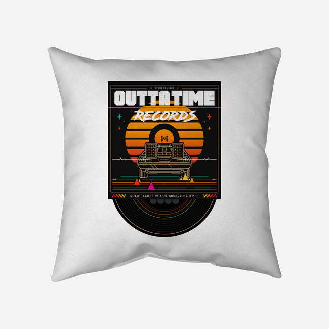 Outta Time Records-None-Removable Cover w Insert-Throw Pillow-BadBox