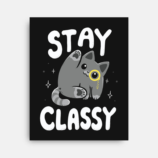 Stay Classy-None-Stretched-Canvas-Vallina84