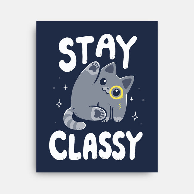 Stay Classy-None-Stretched-Canvas-Vallina84