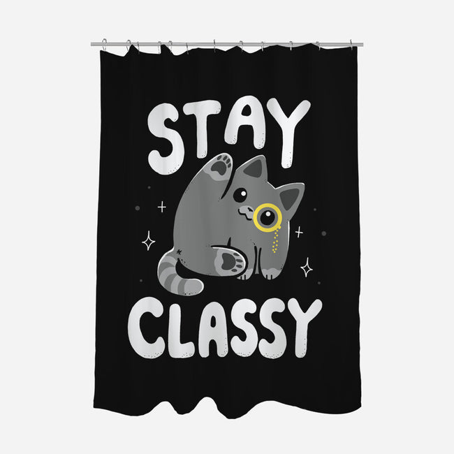 Stay Classy-None-Polyester-Shower Curtain-Vallina84