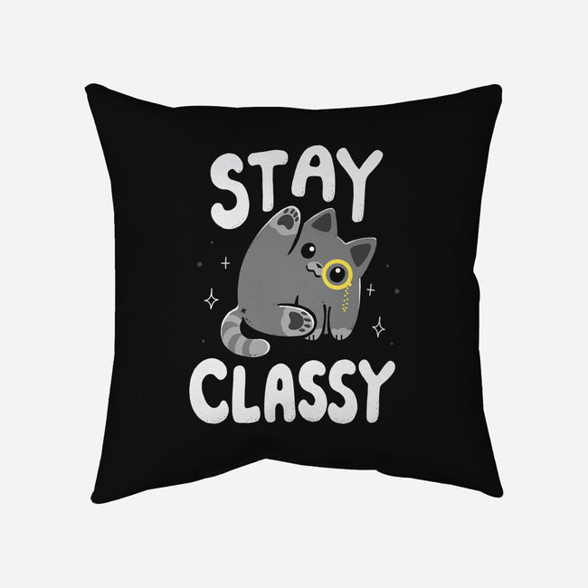 Stay Classy-None-Removable Cover w Insert-Throw Pillow-Vallina84