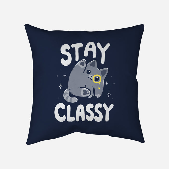 Stay Classy-None-Removable Cover w Insert-Throw Pillow-Vallina84