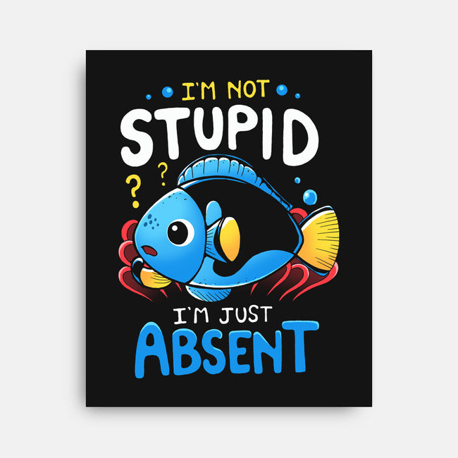Just Absent-None-Stretched-Canvas-Vallina84