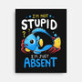 Just Absent-None-Stretched-Canvas-Vallina84