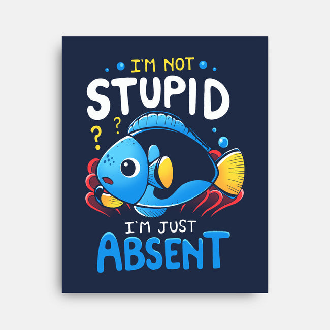 Just Absent-None-Stretched-Canvas-Vallina84
