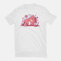 Pink Spring Friends-Mens-Basic-Tee-TechraNova