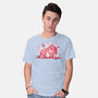 Pink Spring Friends-Mens-Basic-Tee-TechraNova