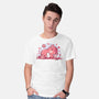 Pink Spring Friends-Mens-Basic-Tee-TechraNova