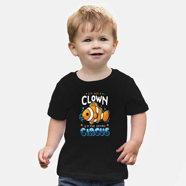 The Entire Circus-Baby-Basic-Tee-Vallina84