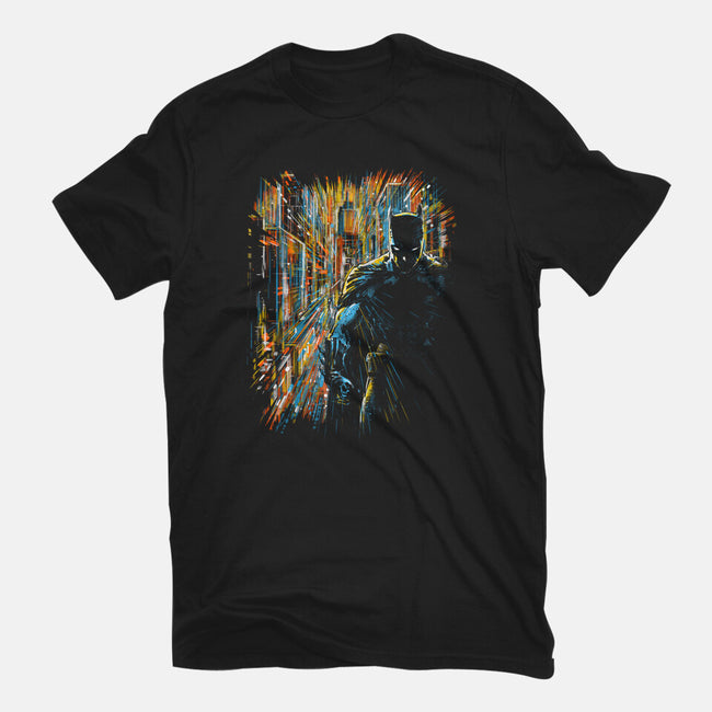 The Bat And The City-Unisex-Basic-Tee-kharmazero