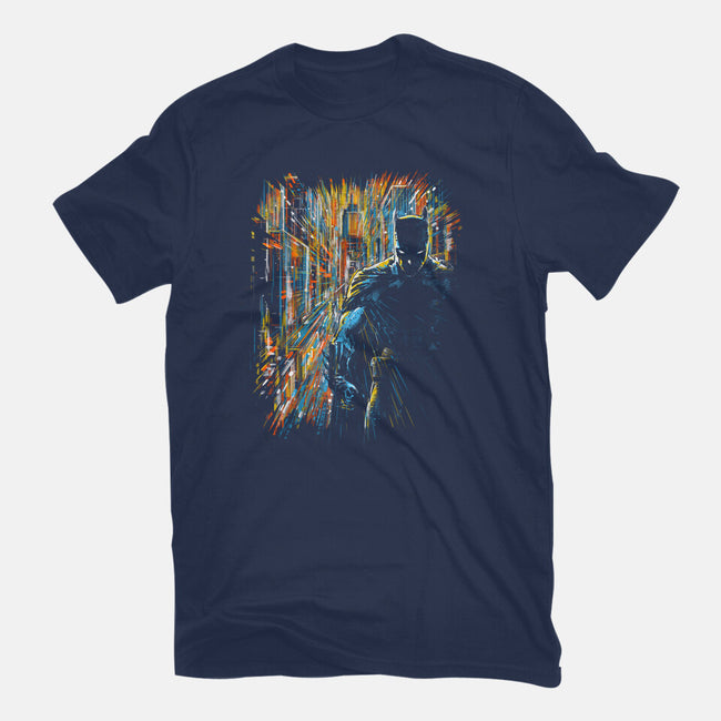 The Bat And The City-Womens-Basic-Tee-kharmazero