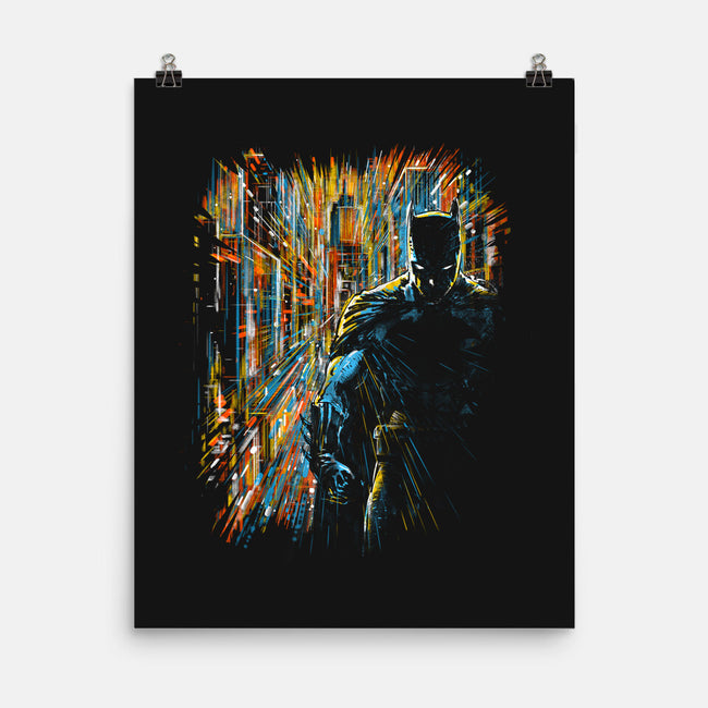The Bat And The City-None-Matte-Poster-kharmazero