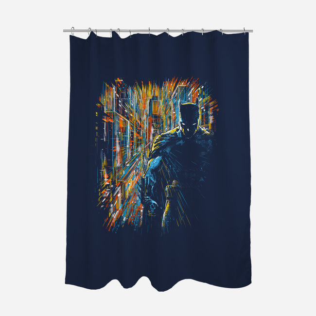 The Bat And The City-None-Polyester-Shower Curtain-kharmazero