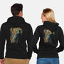 The Bat And The City-Unisex-Zip-Up-Sweatshirt-kharmazero