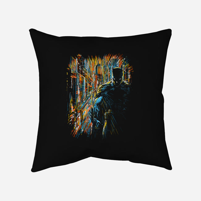 The Bat And The City-None-Removable Cover w Insert-Throw Pillow-kharmazero