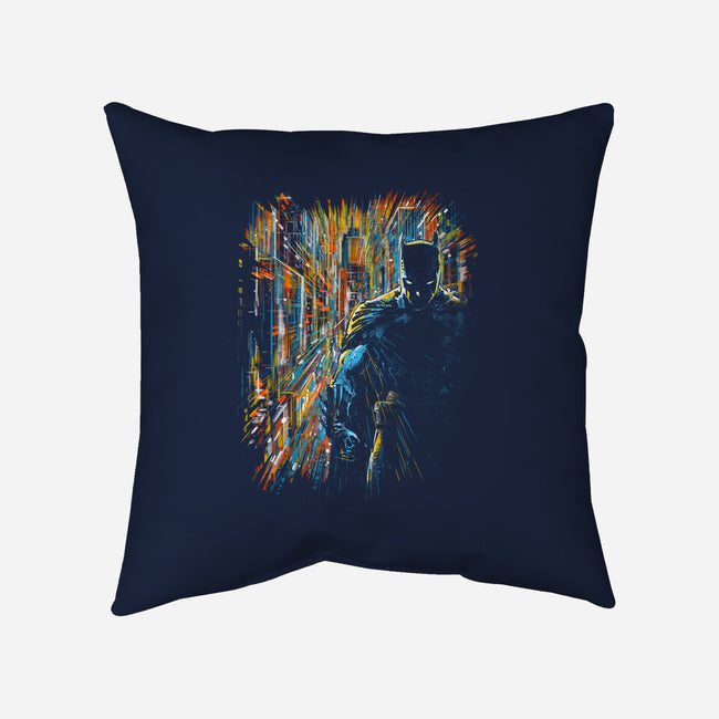 The Bat And The City-None-Removable Cover w Insert-Throw Pillow-kharmazero