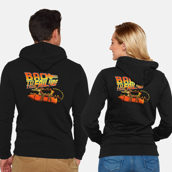 Back To The Failure-Unisex-Zip-Up-Sweatshirt-fanfabio