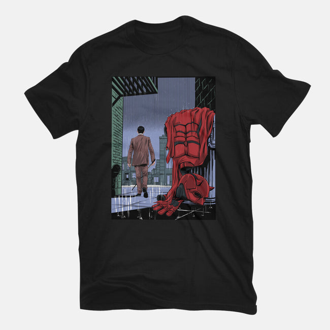 Daredevil No More-Unisex-Basic-Tee-zascanauta