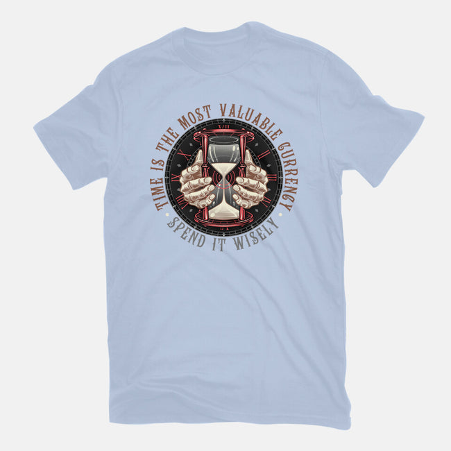Time Is Currency-Mens-Basic-Tee-momma_gorilla