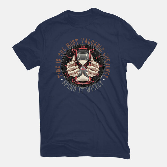 Time Is Currency-Mens-Basic-Tee-momma_gorilla
