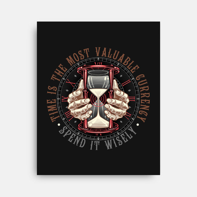 Time Is Currency-None-Stretched-Canvas-momma_gorilla