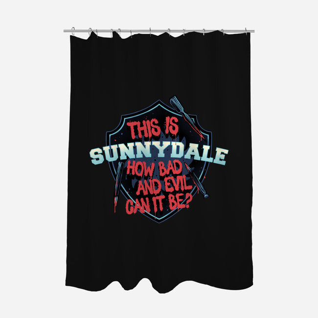 This Is Sunnydale-None-Polyester-Shower Curtain-momma_gorilla