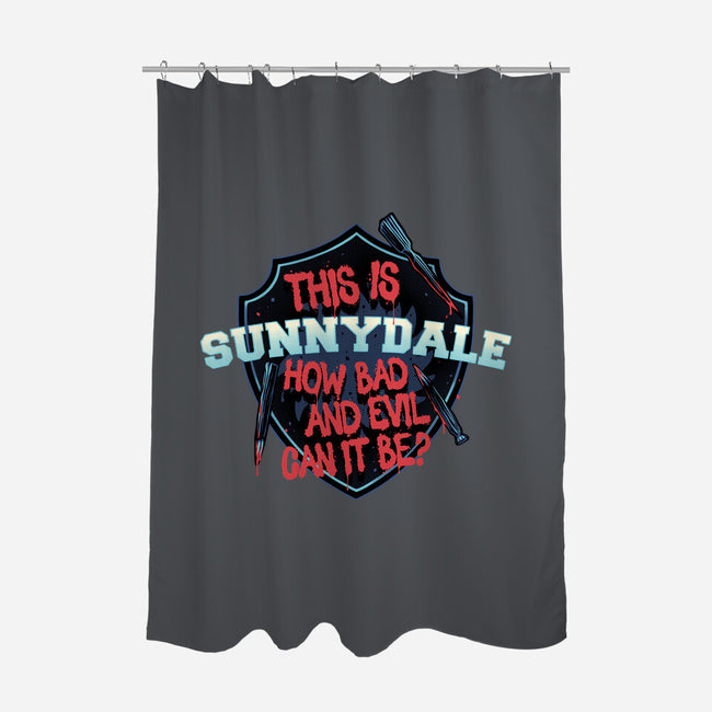 This Is Sunnydale-None-Polyester-Shower Curtain-momma_gorilla