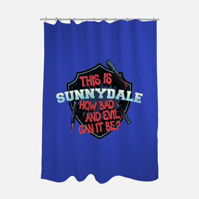 This Is Sunnydale-None-Polyester-Shower Curtain-momma_gorilla