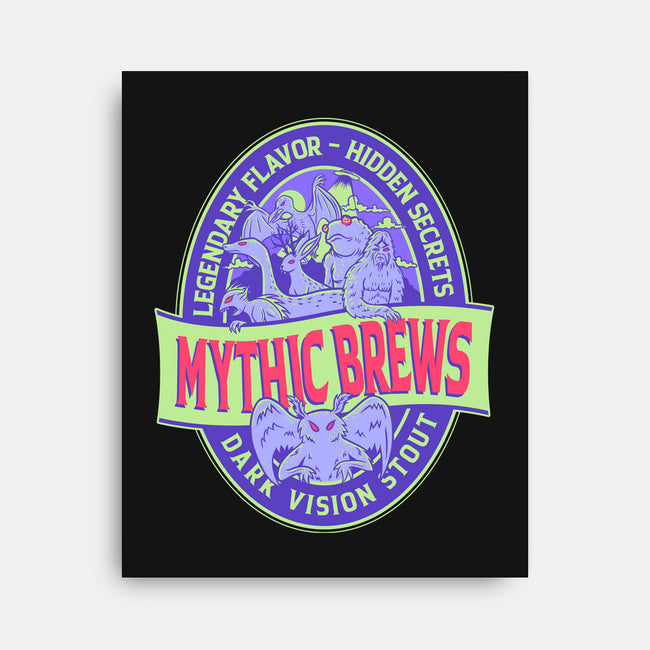 Mythic Brews-None-Stretched-Canvas-sachpica