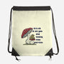 Survive Today-None-Drawstring-Bag-Claudia