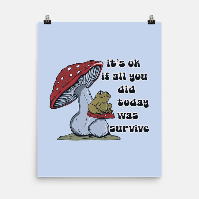 Survive Today-None-Matte-Poster-Claudia
