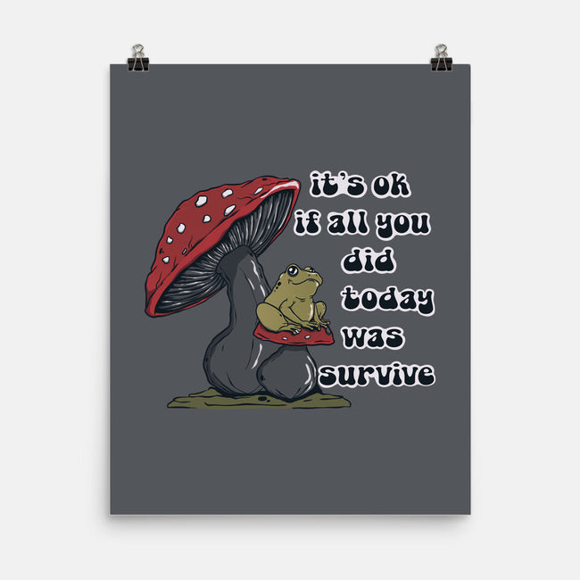 Survive Today-None-Matte-Poster-Claudia