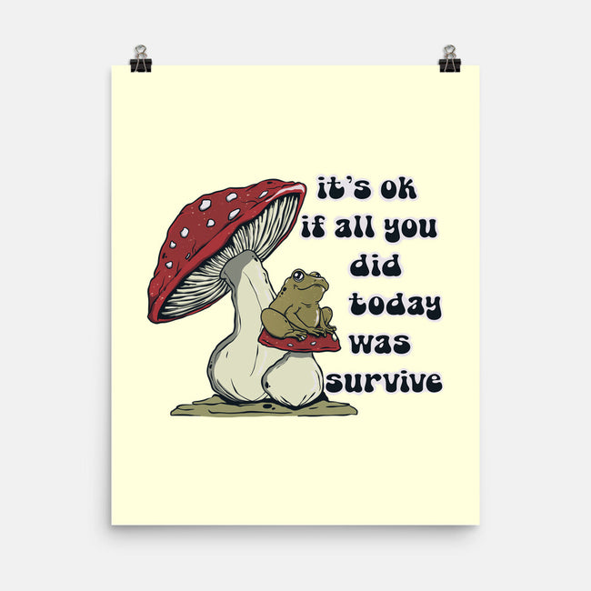 Survive Today-None-Matte-Poster-Claudia