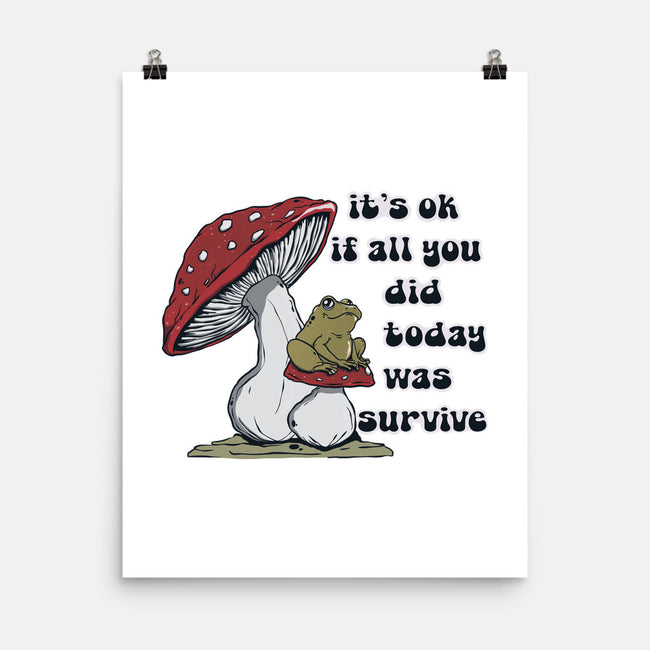 Survive Today-None-Matte-Poster-Claudia