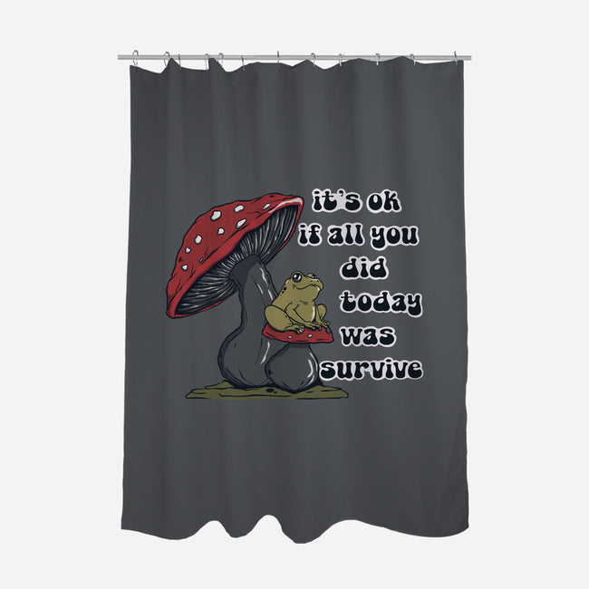 Survive Today-None-Polyester-Shower Curtain-Claudia