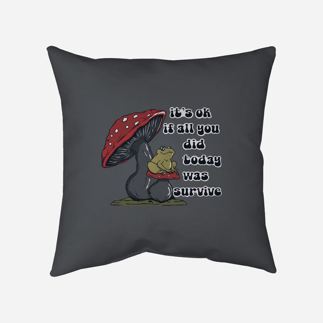 Survive Today-None-Removable Cover w Insert-Throw Pillow-Claudia
