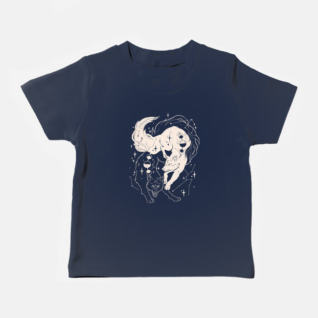 Tamed Wolf-Baby-Basic-Tee-yumie