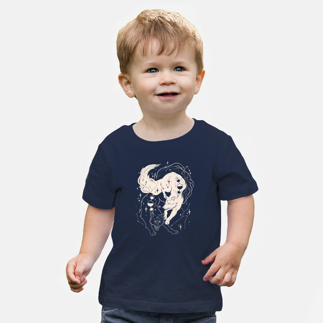 Tamed Wolf-Baby-Basic-Tee-yumie