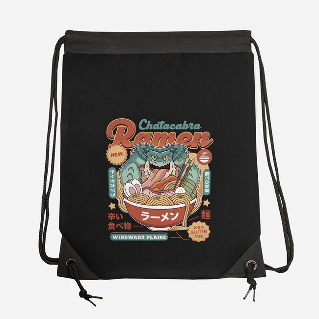 Chatacabra Ramen Vintage-None-Drawstring-Bag-LAGELANTEE