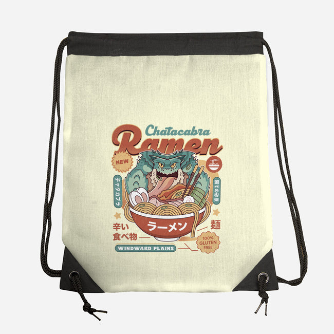 Chatacabra Ramen Vintage-None-Drawstring-Bag-LAGELANTEE