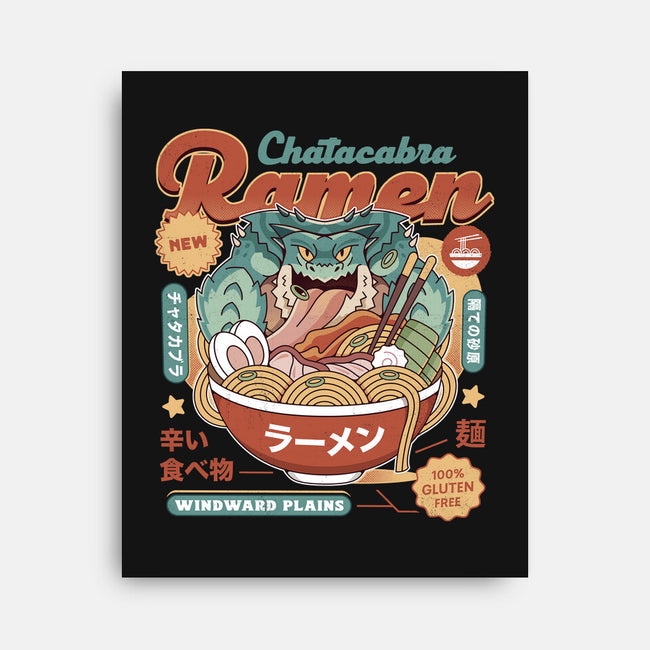 Chatacabra Ramen Vintage-None-Stretched-Canvas-LAGELANTEE