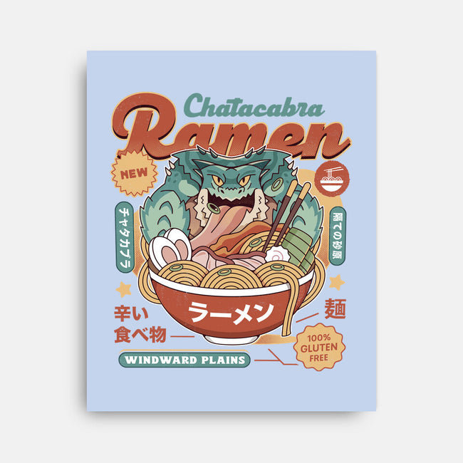 Chatacabra Ramen Vintage-None-Stretched-Canvas-LAGELANTEE