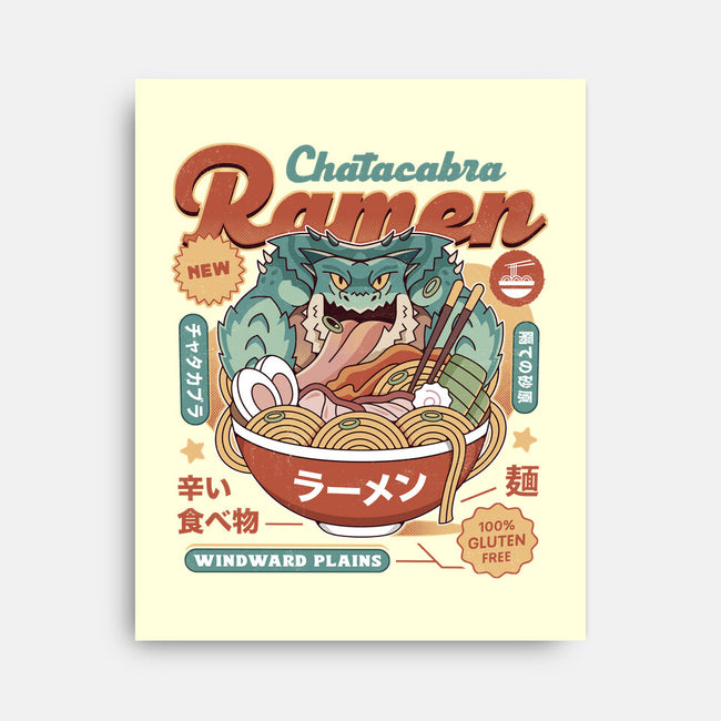 Chatacabra Ramen Vintage-None-Stretched-Canvas-LAGELANTEE