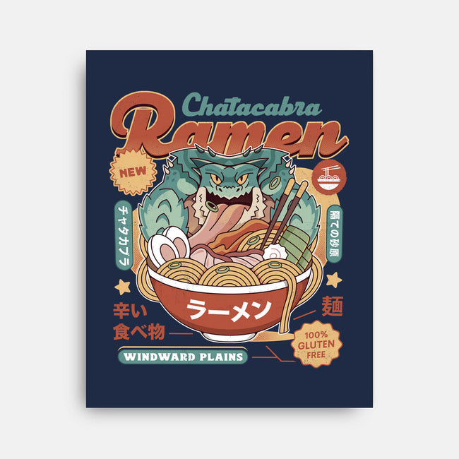 Chatacabra Ramen Vintage-None-Stretched-Canvas-LAGELANTEE