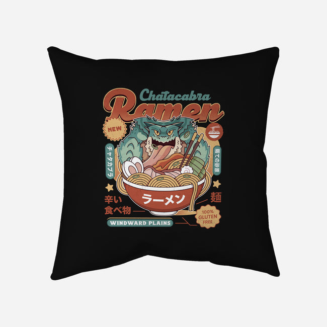 Chatacabra Ramen Vintage-None-Removable Cover w Insert-Throw Pillow-LAGELANTEE