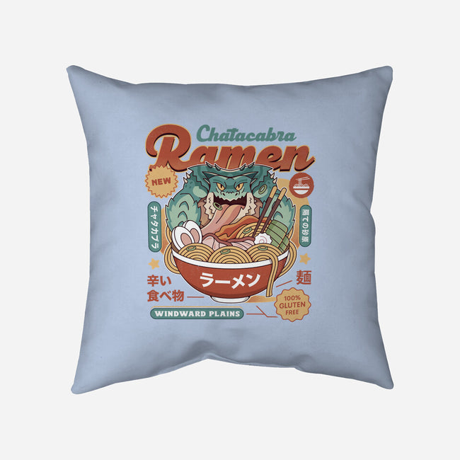Chatacabra Ramen Vintage-None-Removable Cover w Insert-Throw Pillow-LAGELANTEE