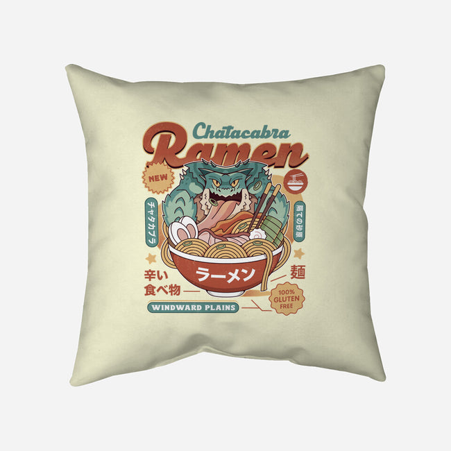 Chatacabra Ramen Vintage-None-Removable Cover w Insert-Throw Pillow-LAGELANTEE
